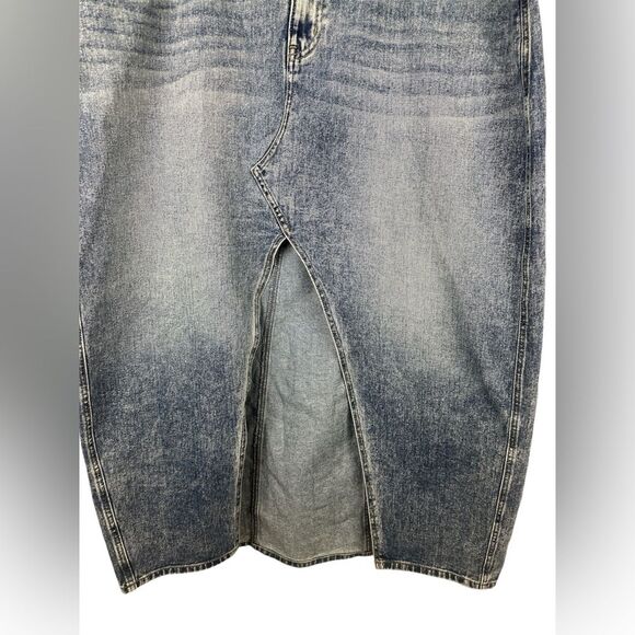 Fashion Nova 2 PC Lone Pine Cropped Bolero Denim Jacket & Maxi Skirt SZ 3X/2X - Picture 14 of 16